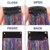 16 Colors Clip in Hair Tinsel Kit, Sparkling Party Tinsel Hair Extension