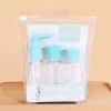Travel Mini Makeup Cosmetic Face Cream Pot Bottles Plastic Transparent Empty Make Up Container Bottle Travel Accessories
