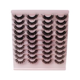 20 Pairs of False Eyelashes Three-Dimensional Thick Natural Curl Warped (Series: 1)