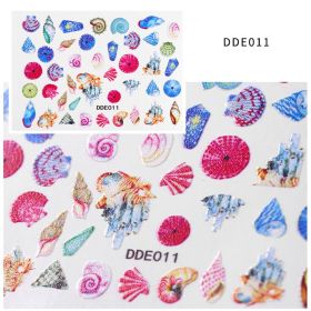 1 piece New nail art net red popular 5D nail stickers embossed three-dimensional wings decals stickers (design: DDE011)