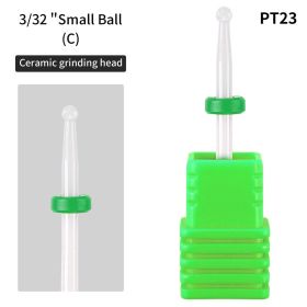 1 piece Nail Art Ceramic Unloading Polishing Head to Dead Skin Polishing Machine Nail Tool Polishing Head Replacement Head (Color: PT-23)