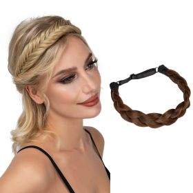 Bohemian Braided Headband, Oversized Classic Wide Braids (Color: Color#3)