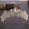 Women's Baroque Crown Crystal Bridal Headdress